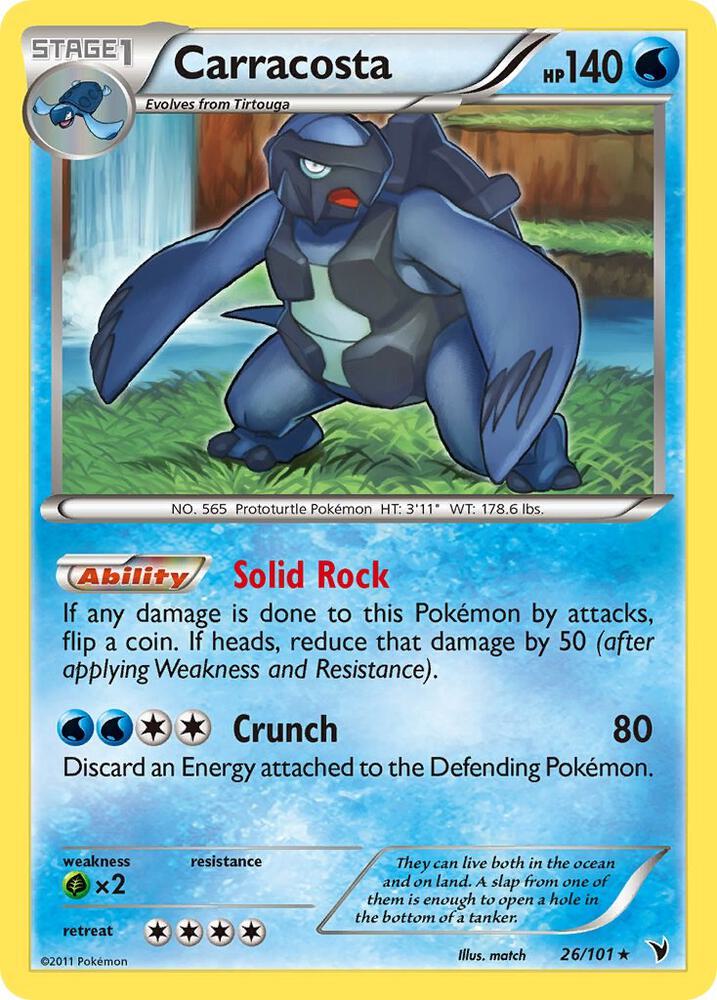 Carracosta debut card