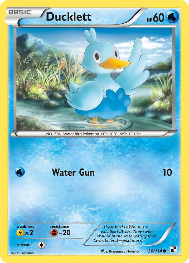 Ducklett debut card