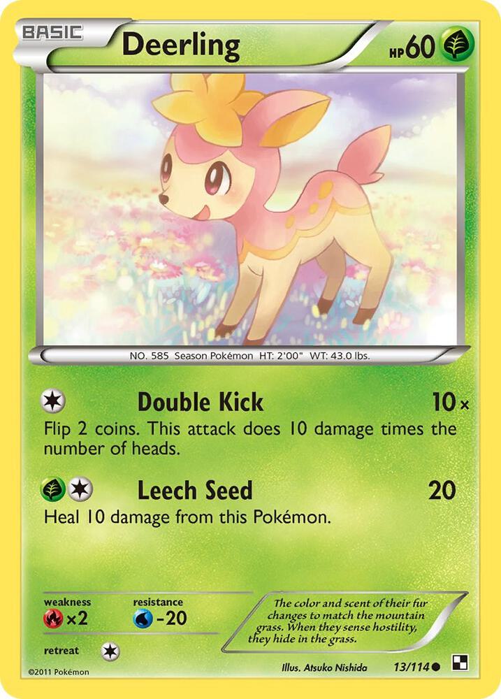 Deerling debut card
