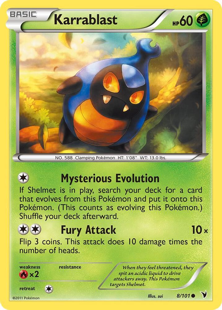 Karrablast debut card