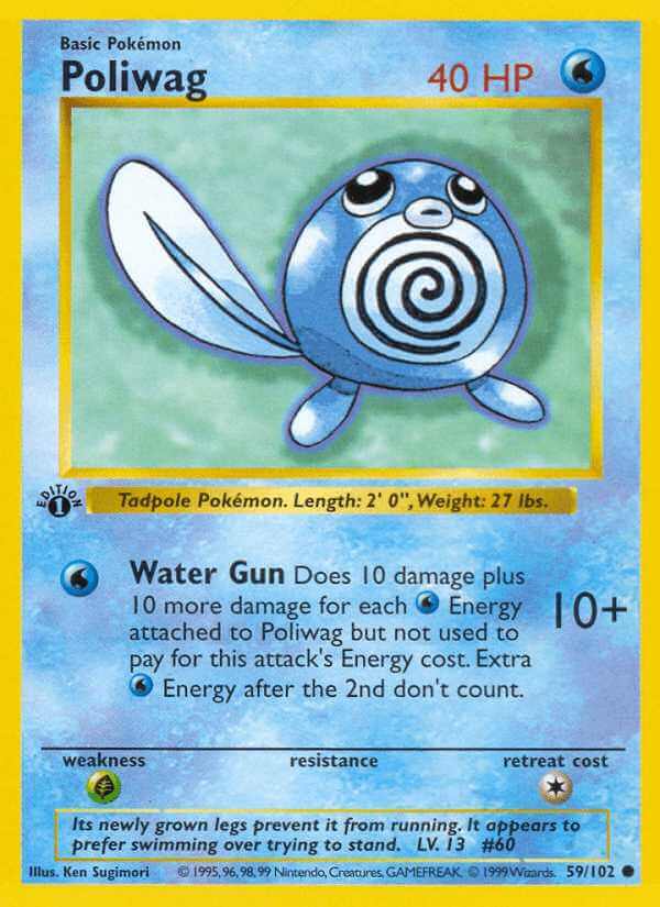 Poliwag debut card