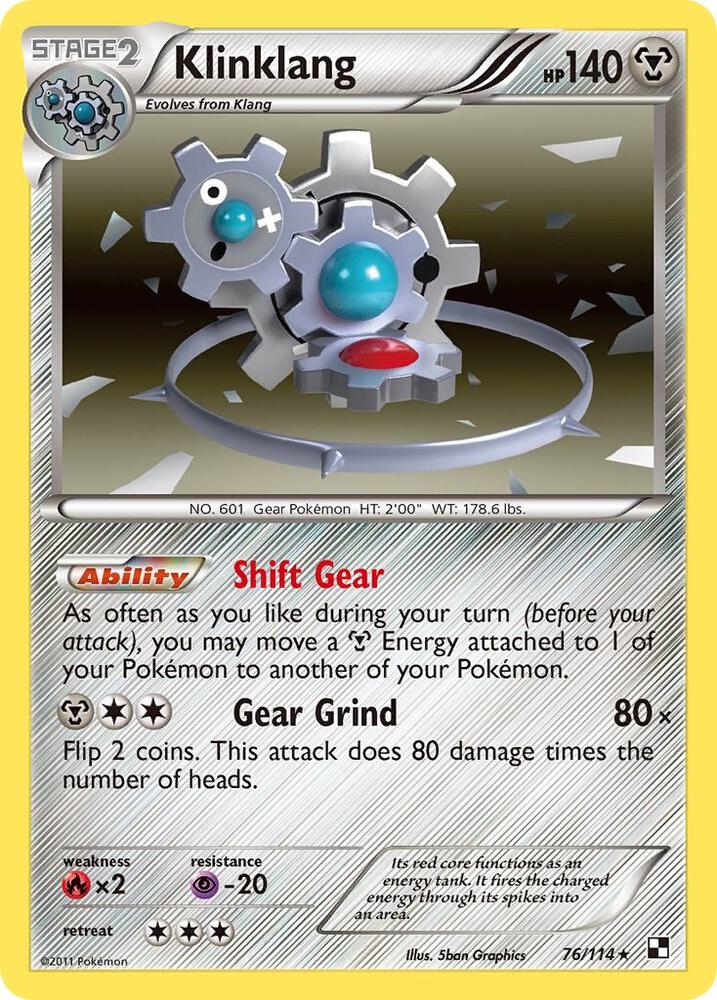 Klinklang debut card