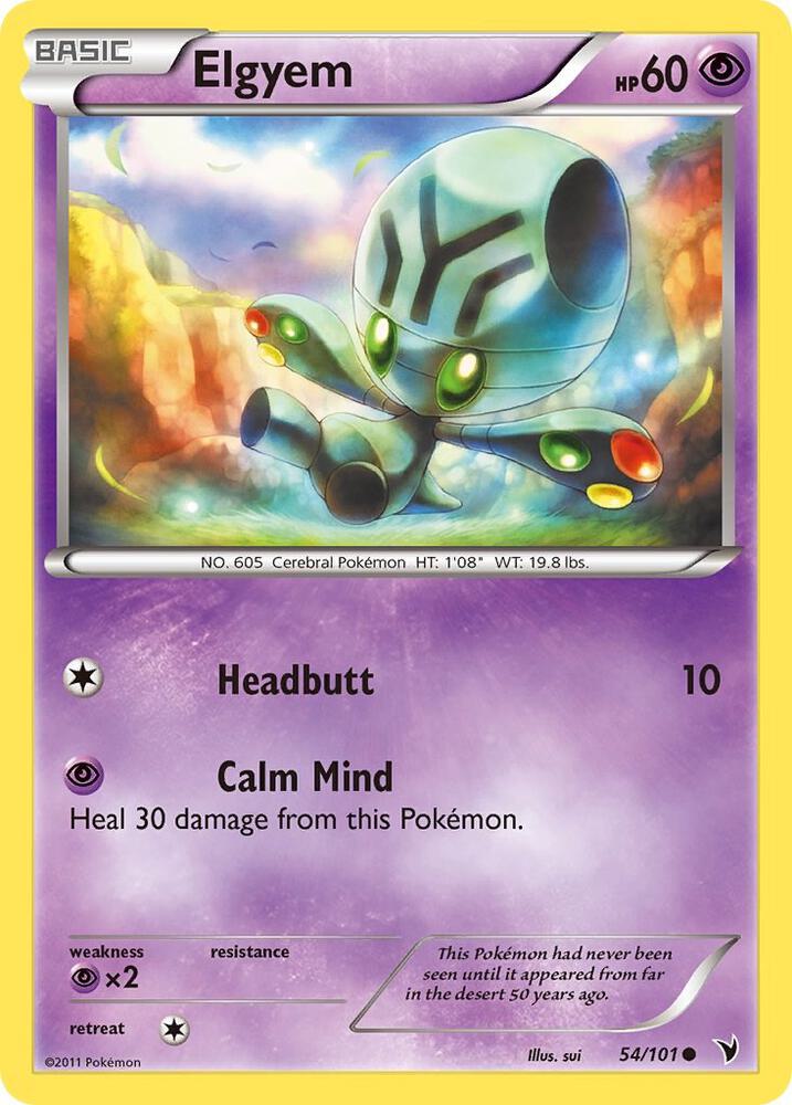 Elgyem debut card