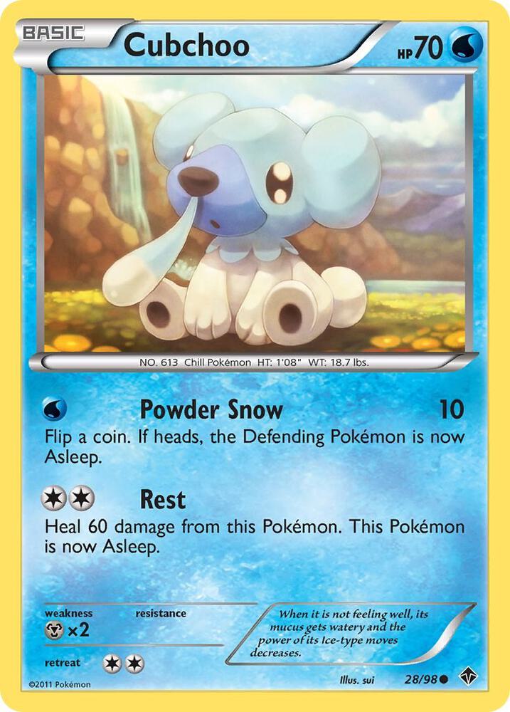 Cubchoo debut card