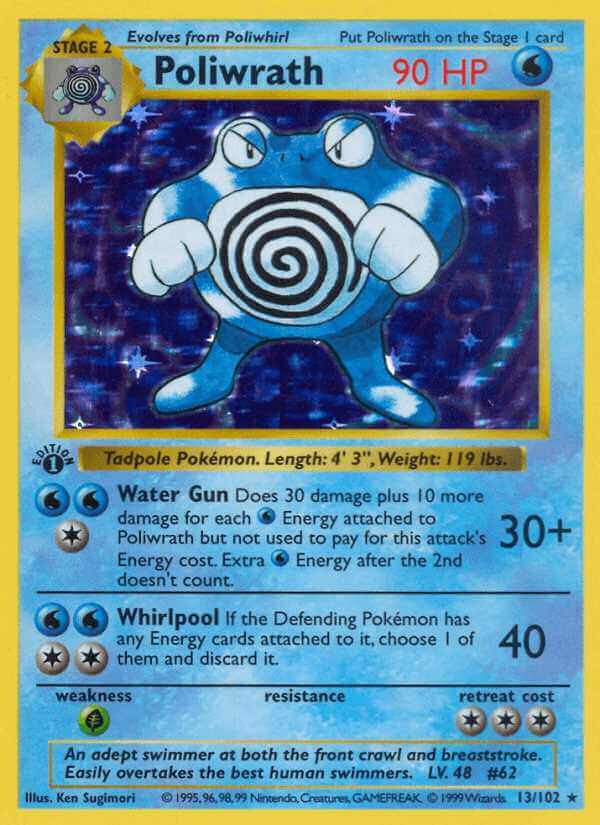 Poliwrath debut card
