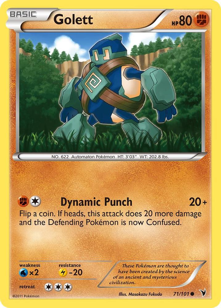 Golett debut card