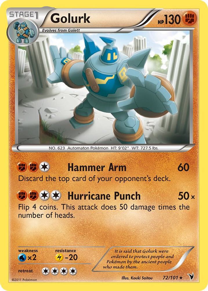 Golurk debut card