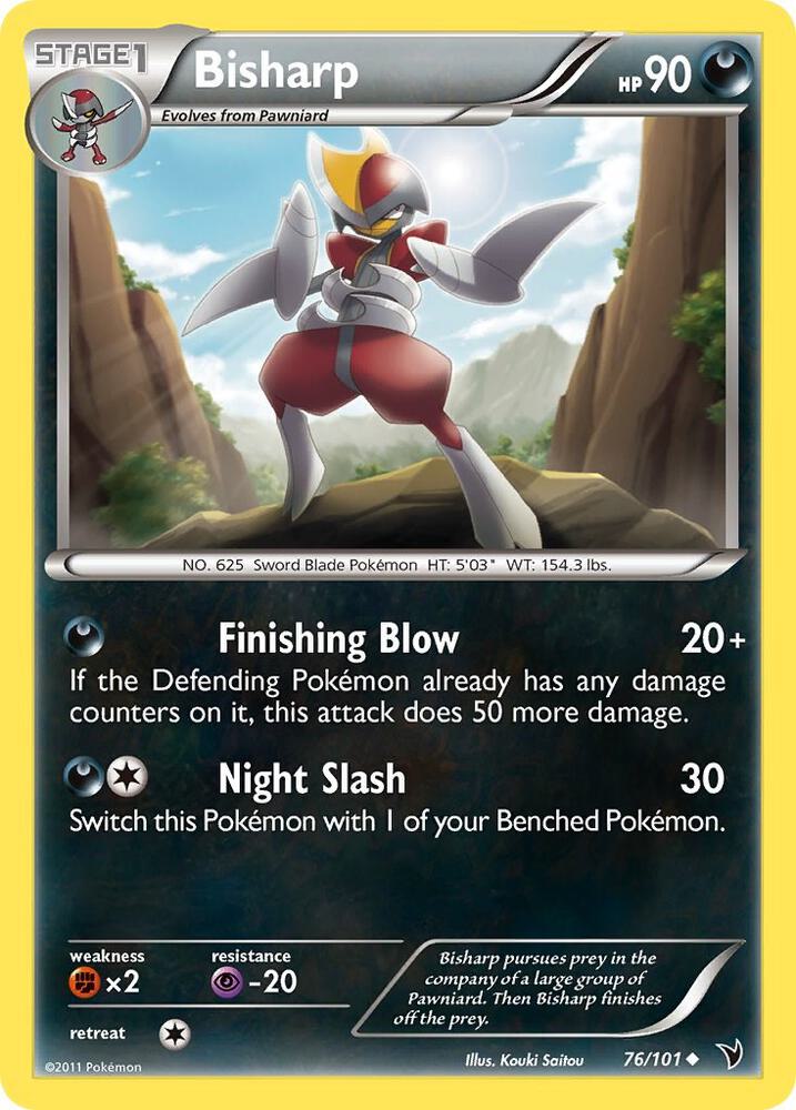 Bisharp debut card