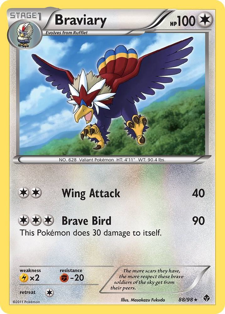 Braviary debut card