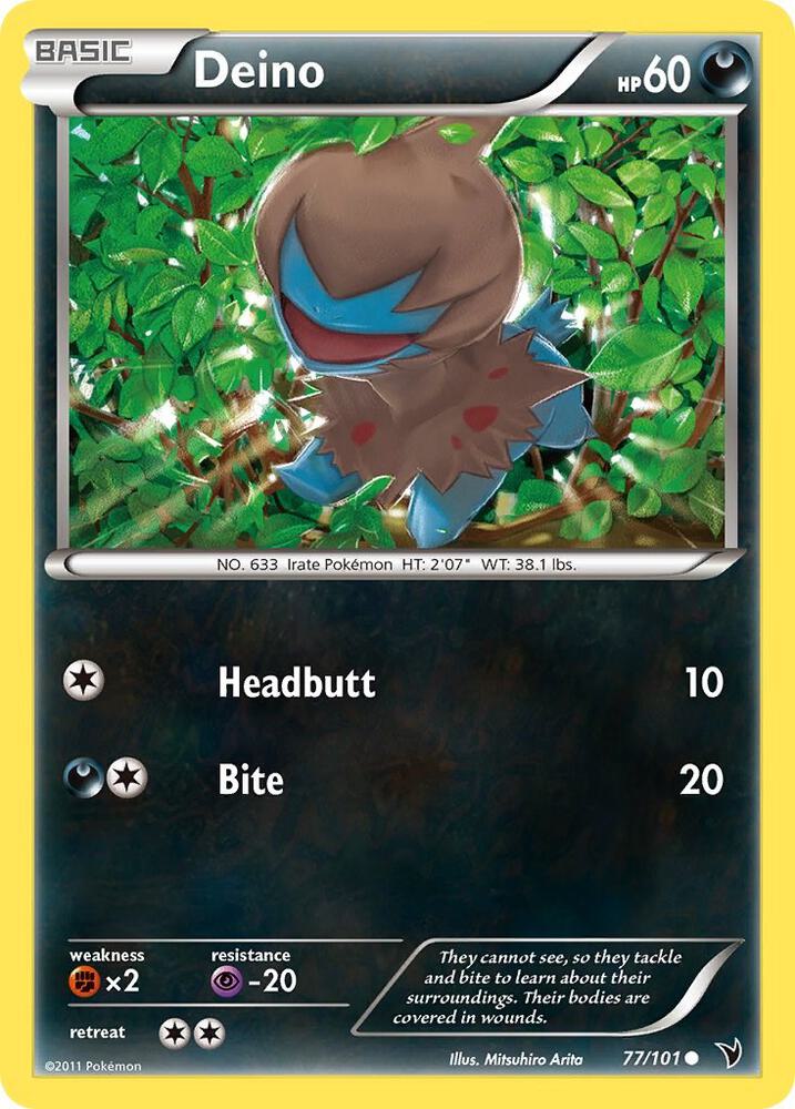 Deino debut card