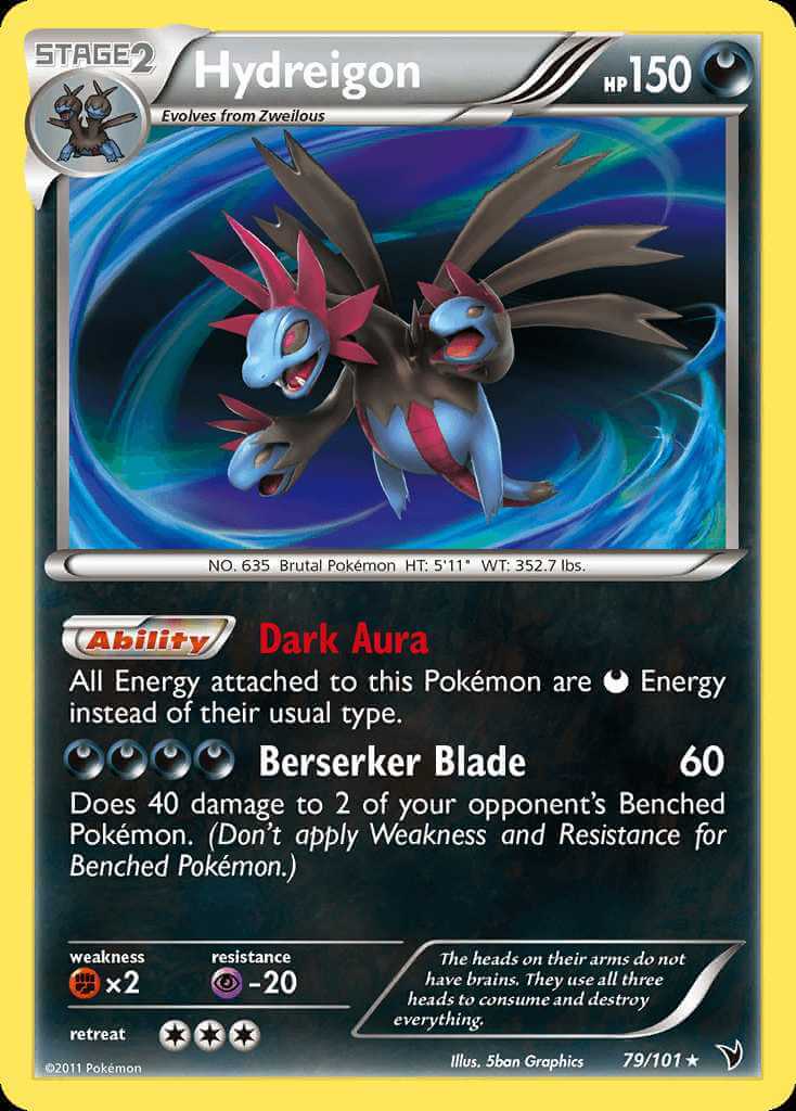 Hydreigon debut card