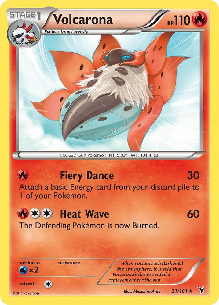 Volcarona debut card