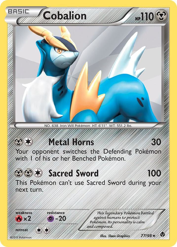 Cobalion debut card