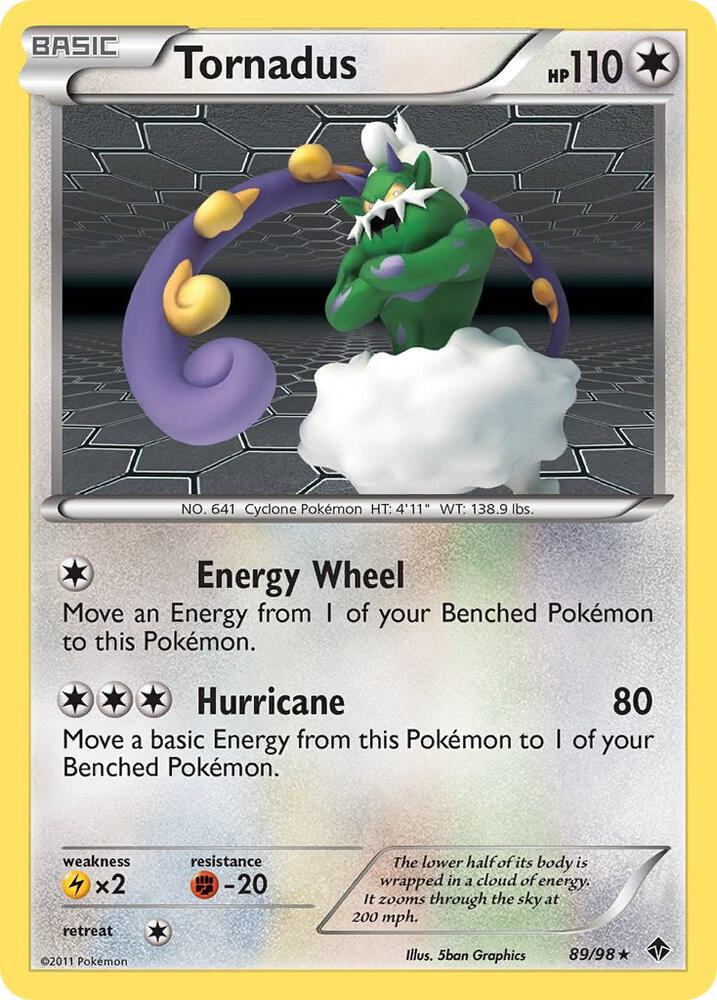 Tornadus debut card