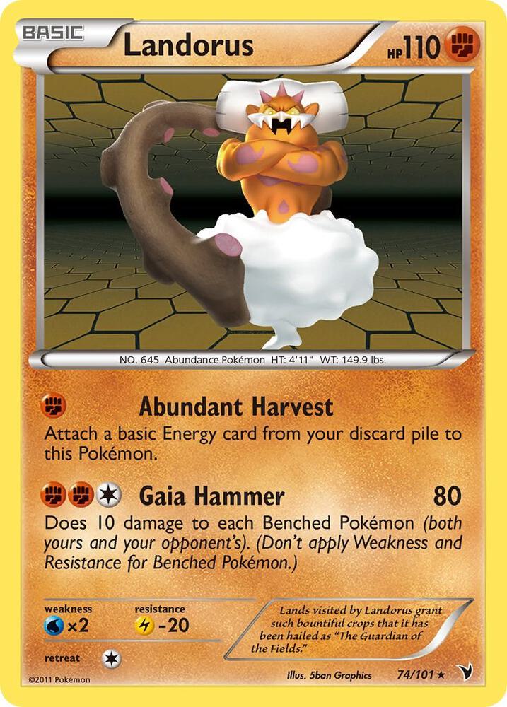 Landorus debut card