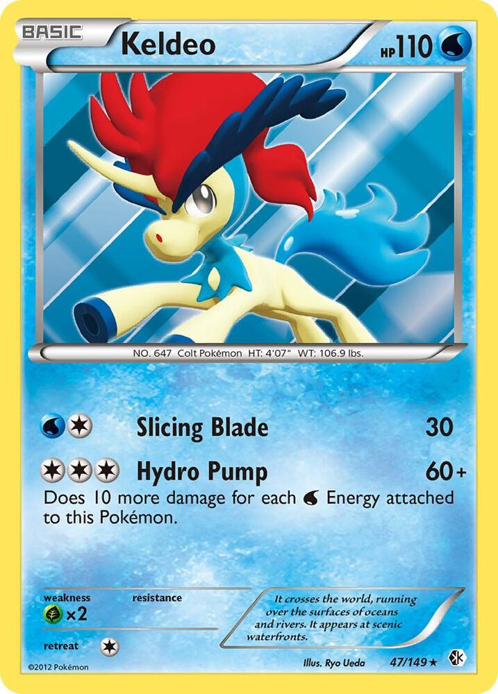 Keldeo debut card