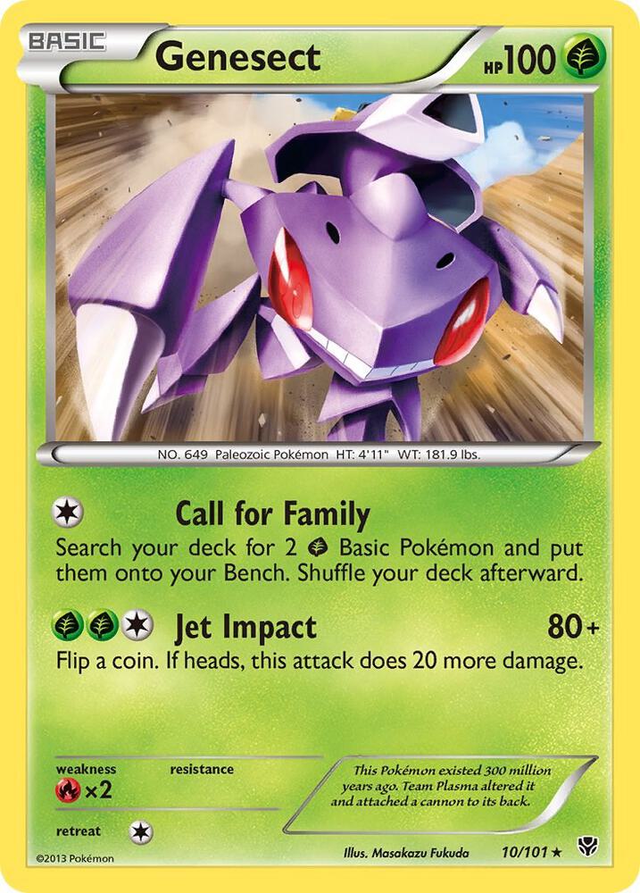 Genesect debut card