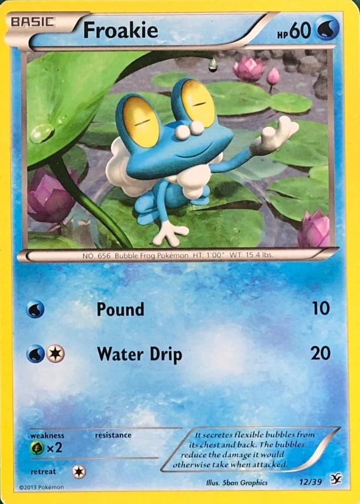 Froakie debut card