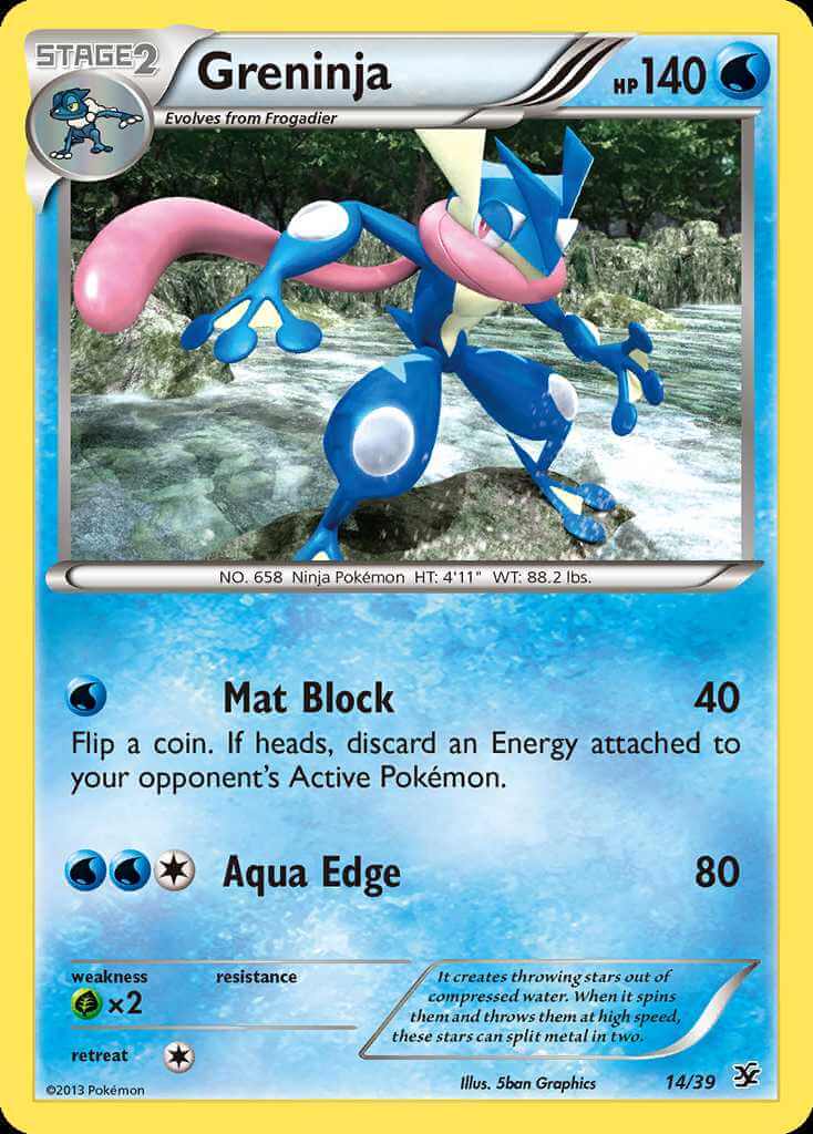 Greninja debut card