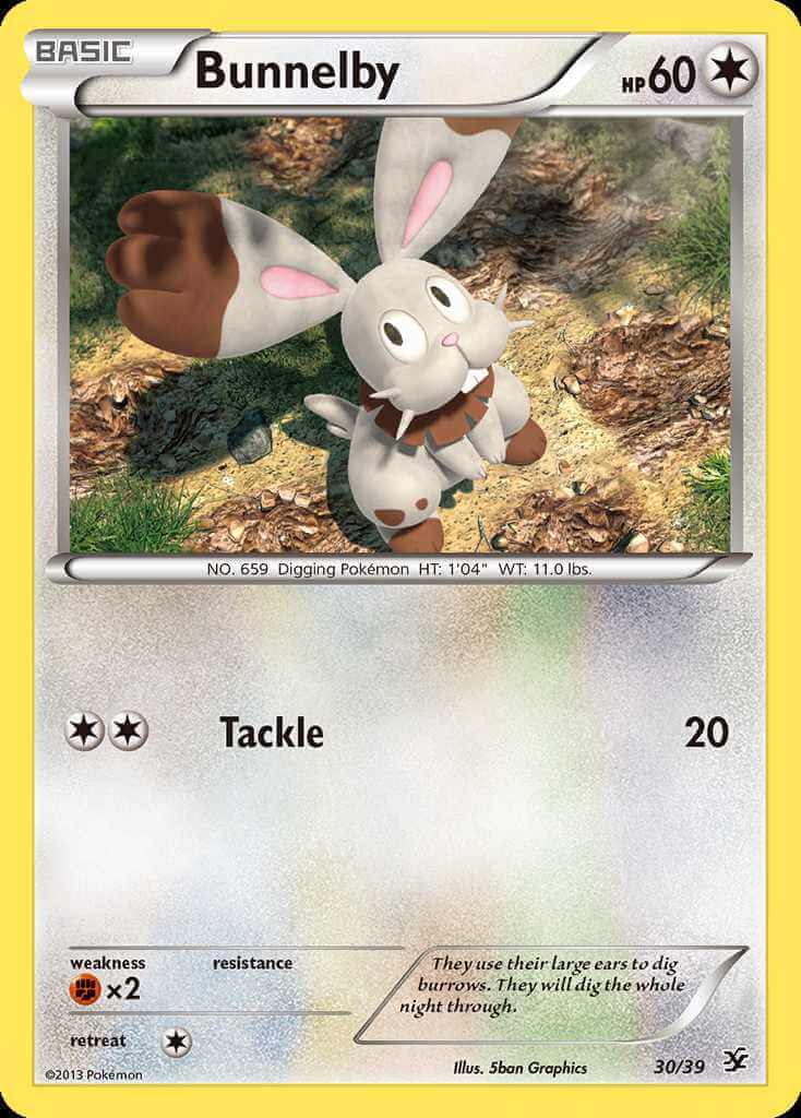 Bunnelby debut card