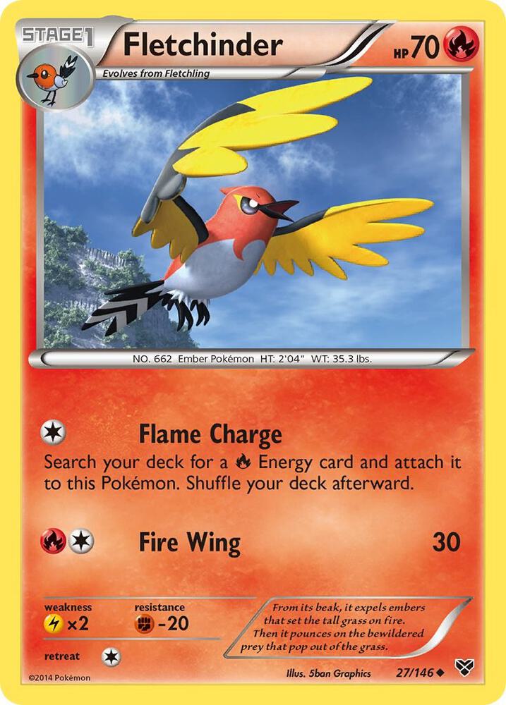 Fletchinder debut card