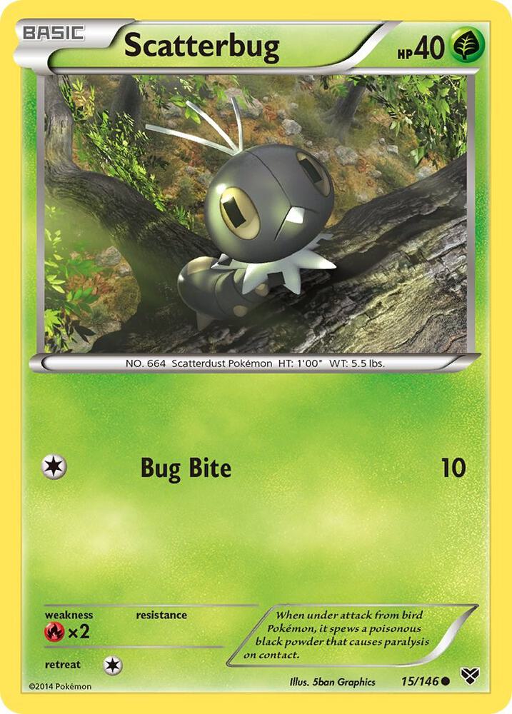Scatterbug debut card