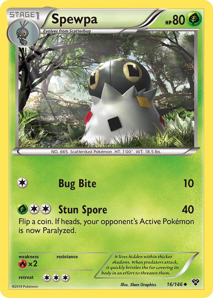 Spewpa debut card