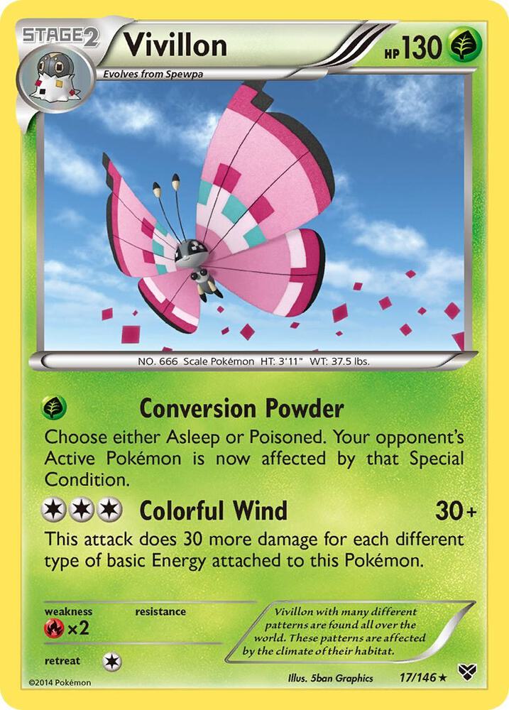 Vivillon debut card