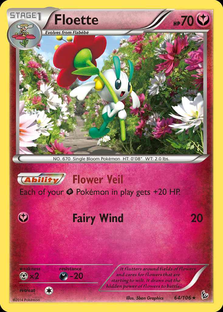 Floette debut card