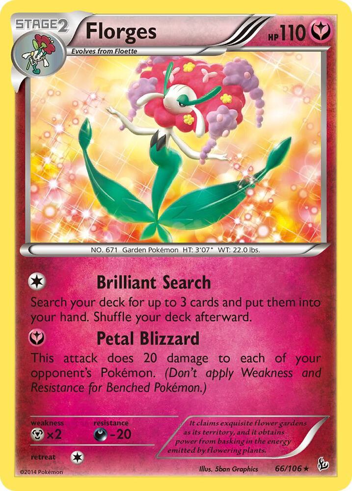 Florges debut card