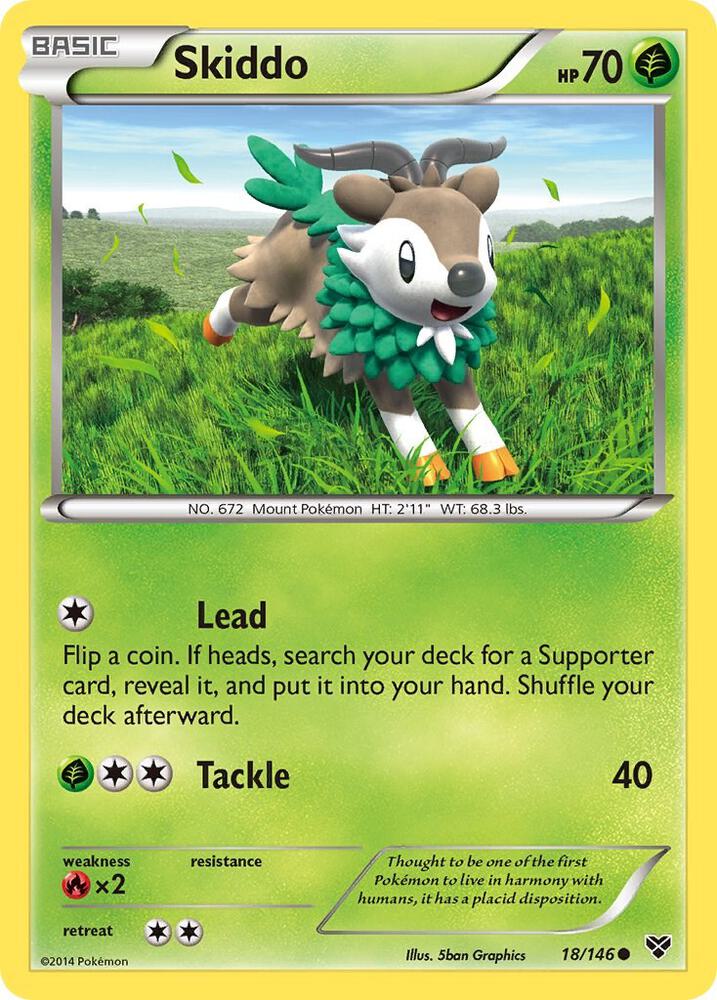 Skiddo debut card