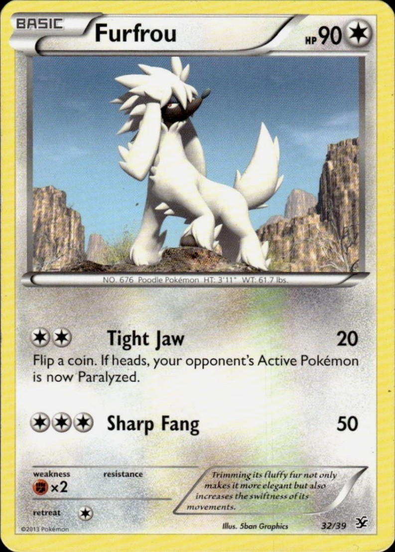 Furfrou debut card