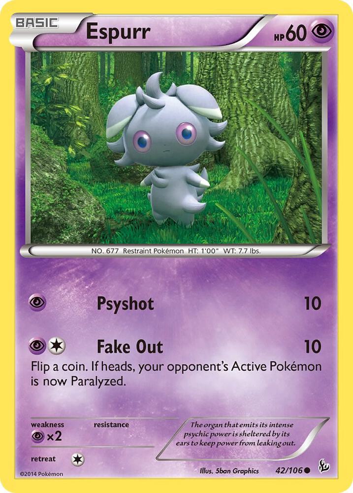 Espurr debut card