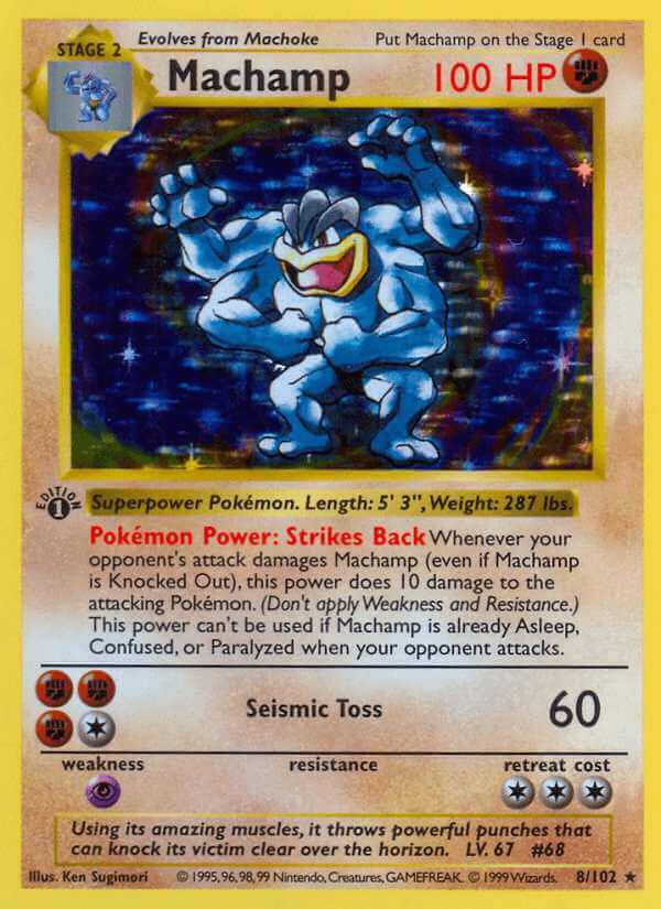 Machamp debut card
