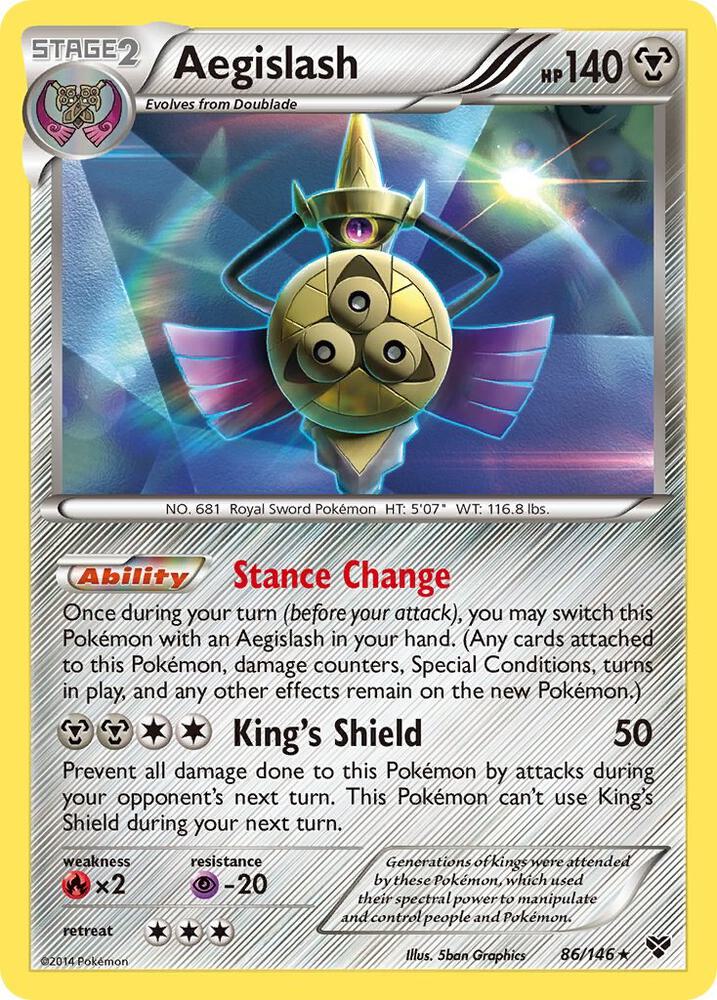 Aegislash debut card