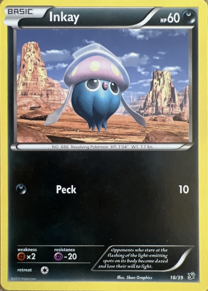 Inkay debut card
