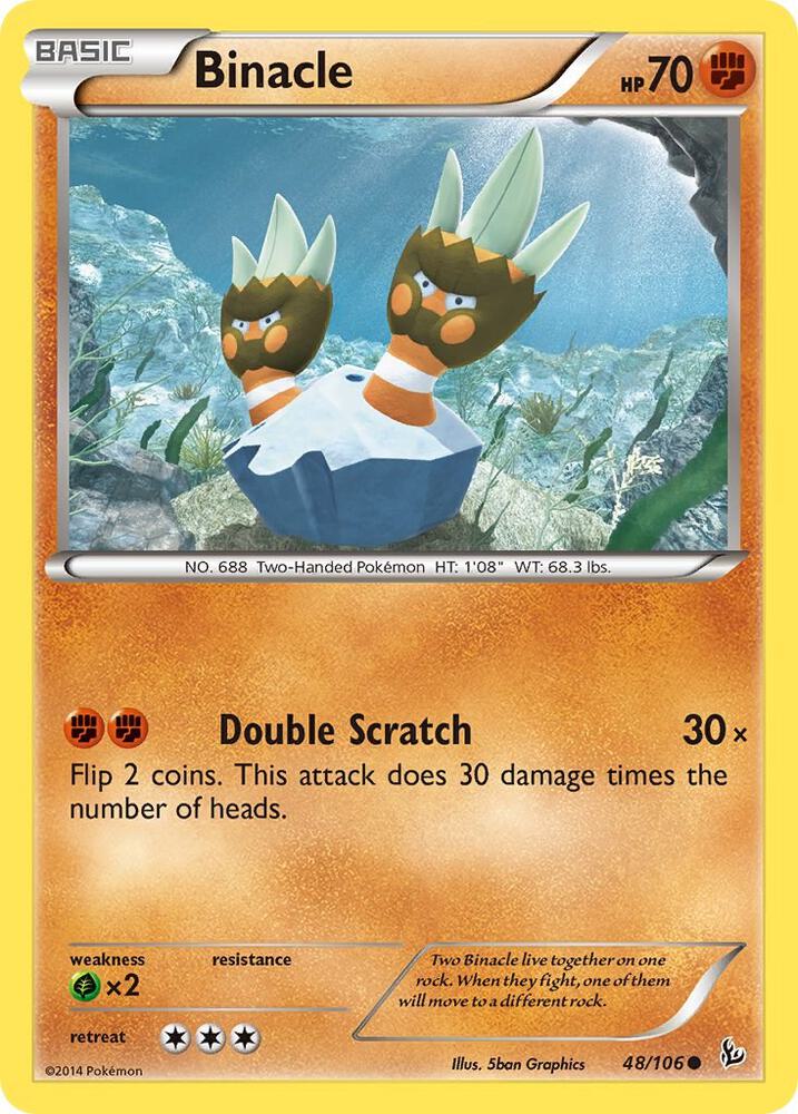 Binacle debut card