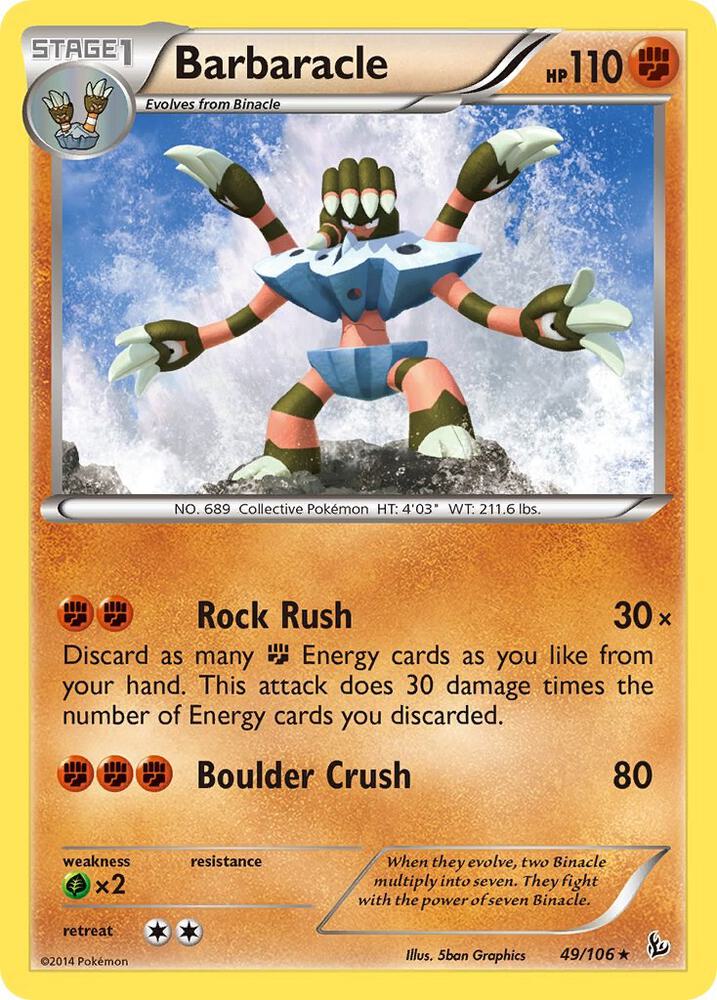 Barbaracle debut card