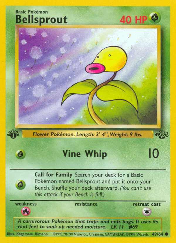 Bellsprout debut card