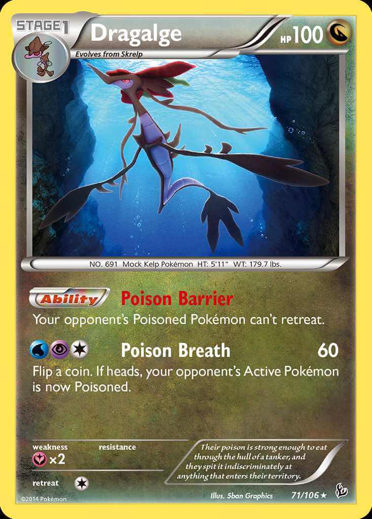 Dragalge debut card