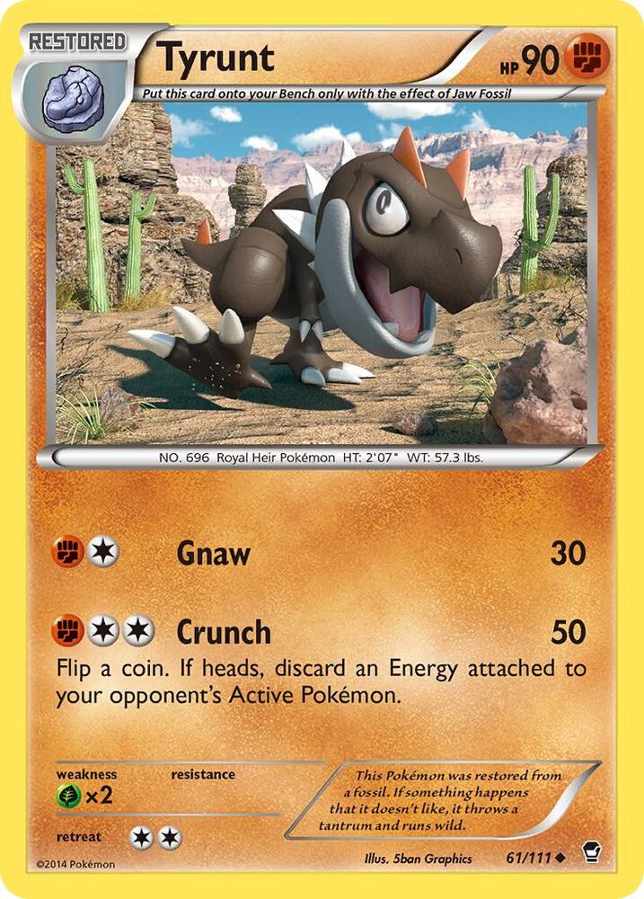 Tyrunt debut card