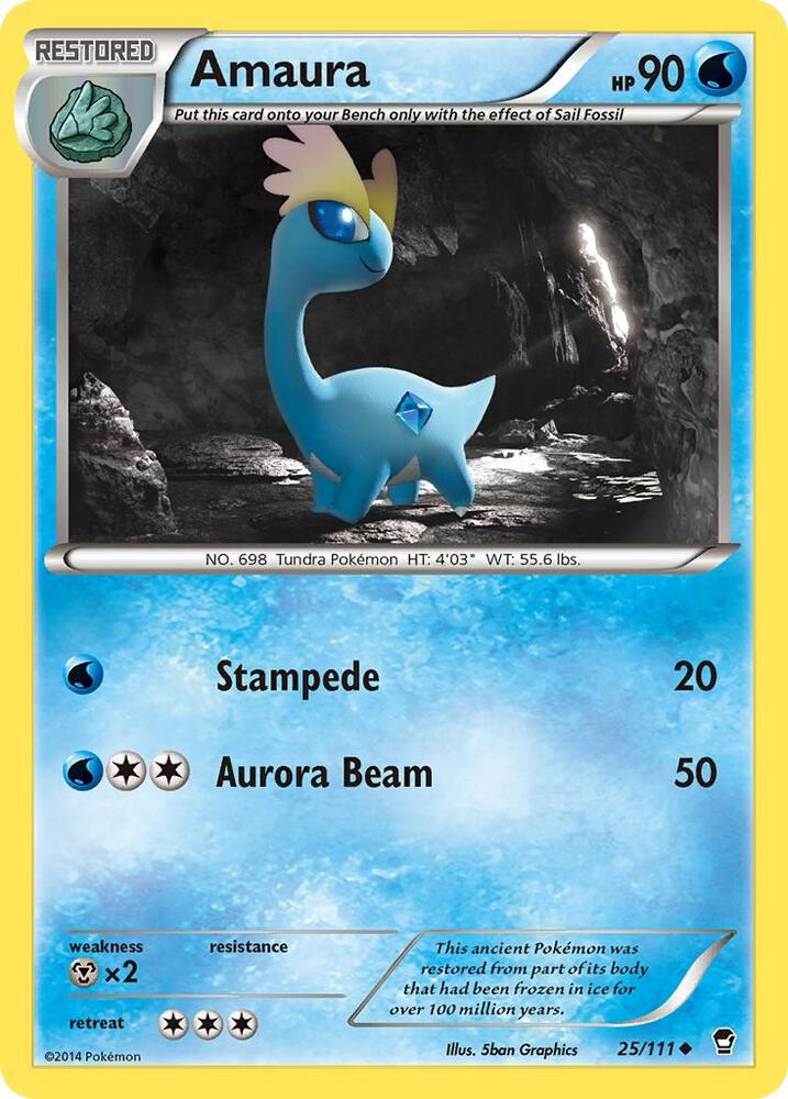 Amaura debut card