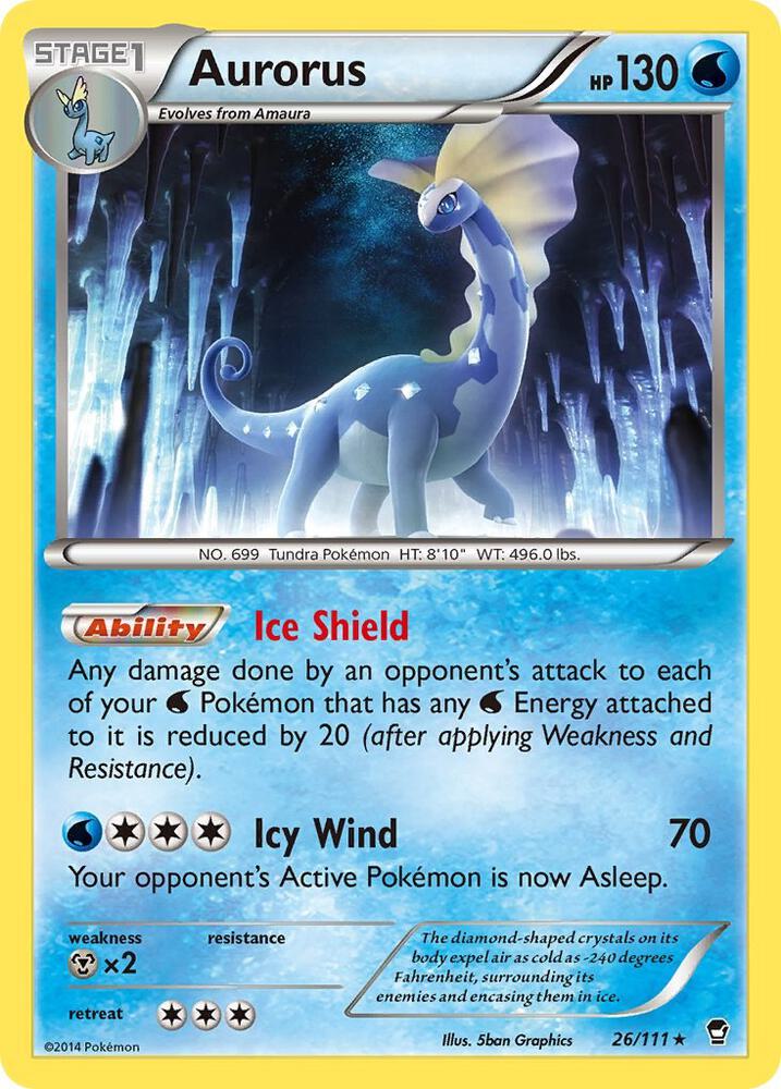 Aurorus debut card