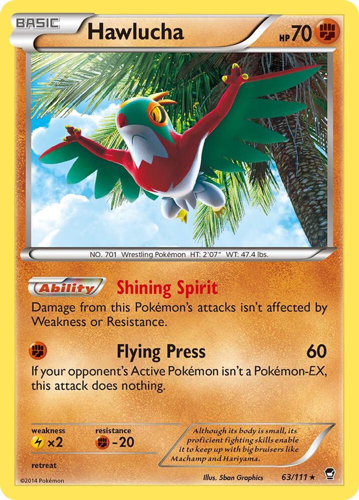 Hawlucha debut card