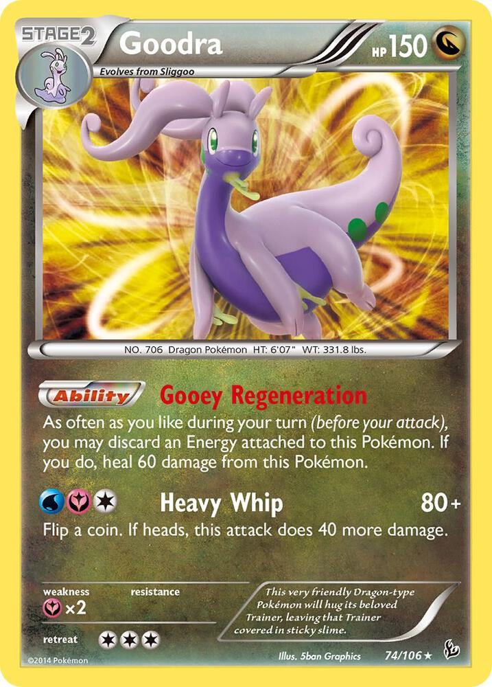 Goodra debut card