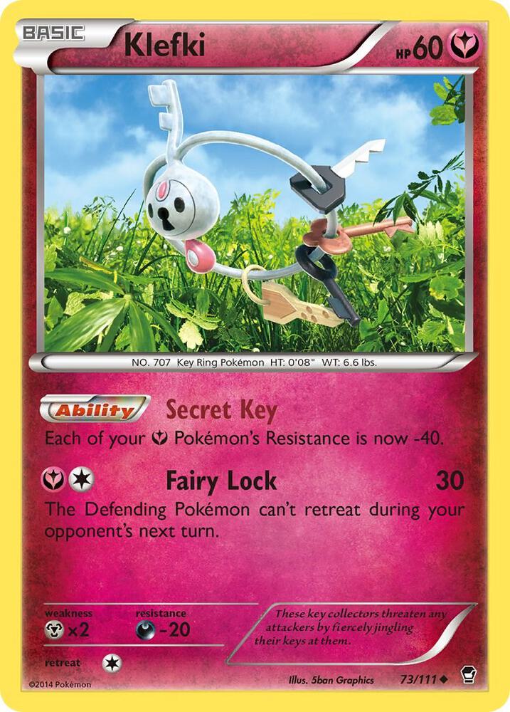 Klefki debut card