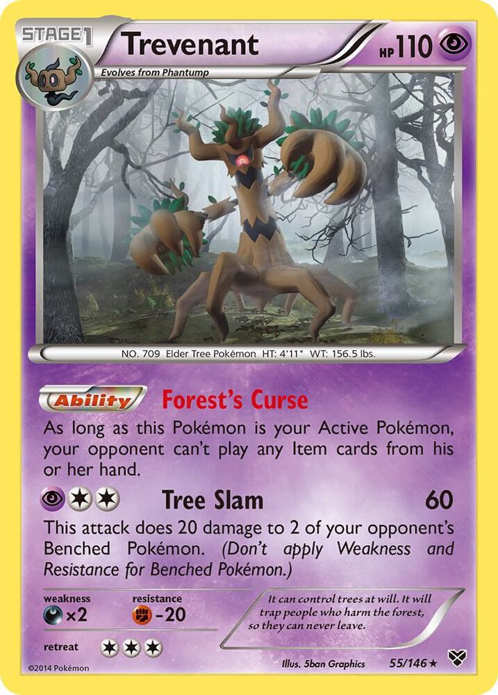 Trevenant debut card