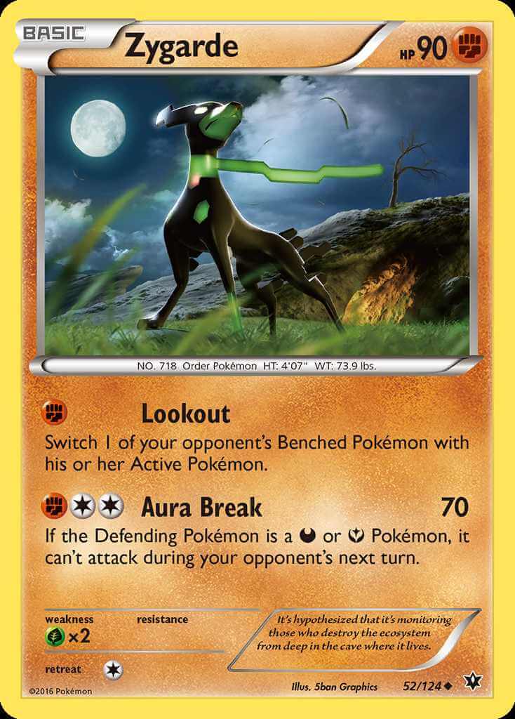 Zygarde debut card