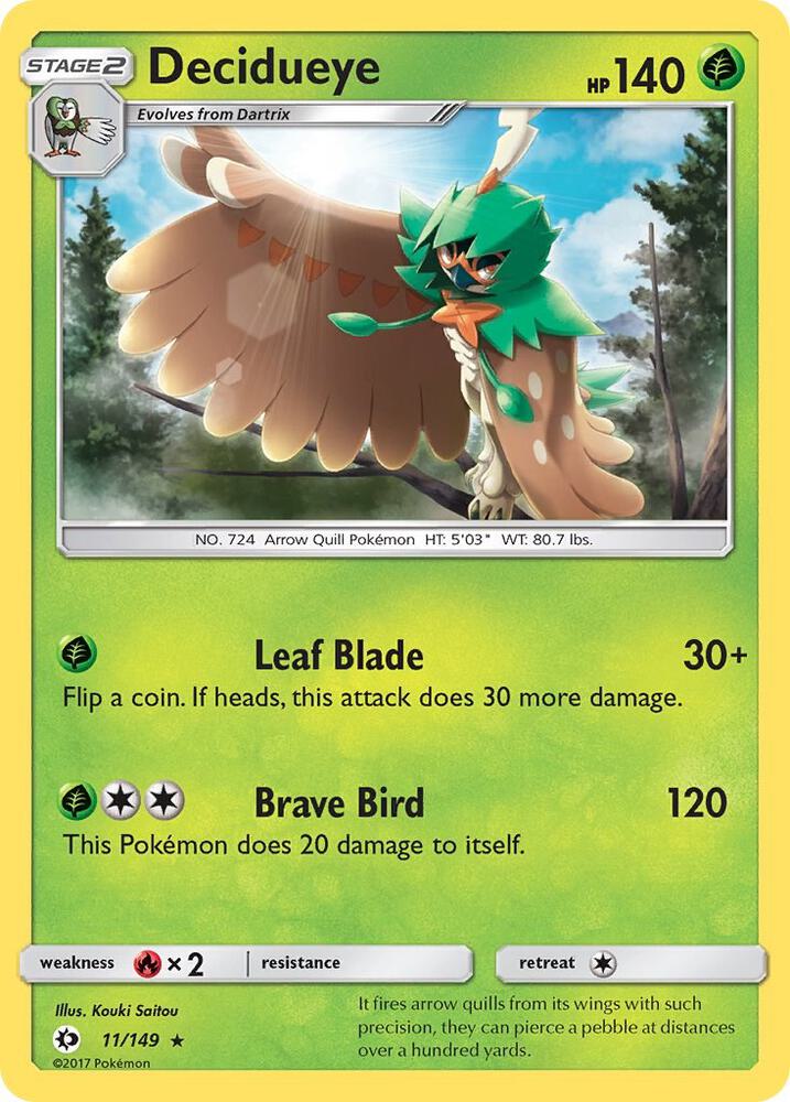 Decidueye debut card