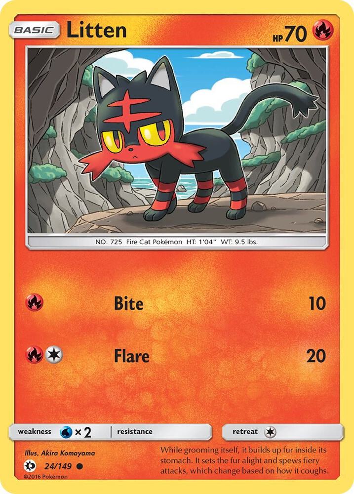 Litten debut card